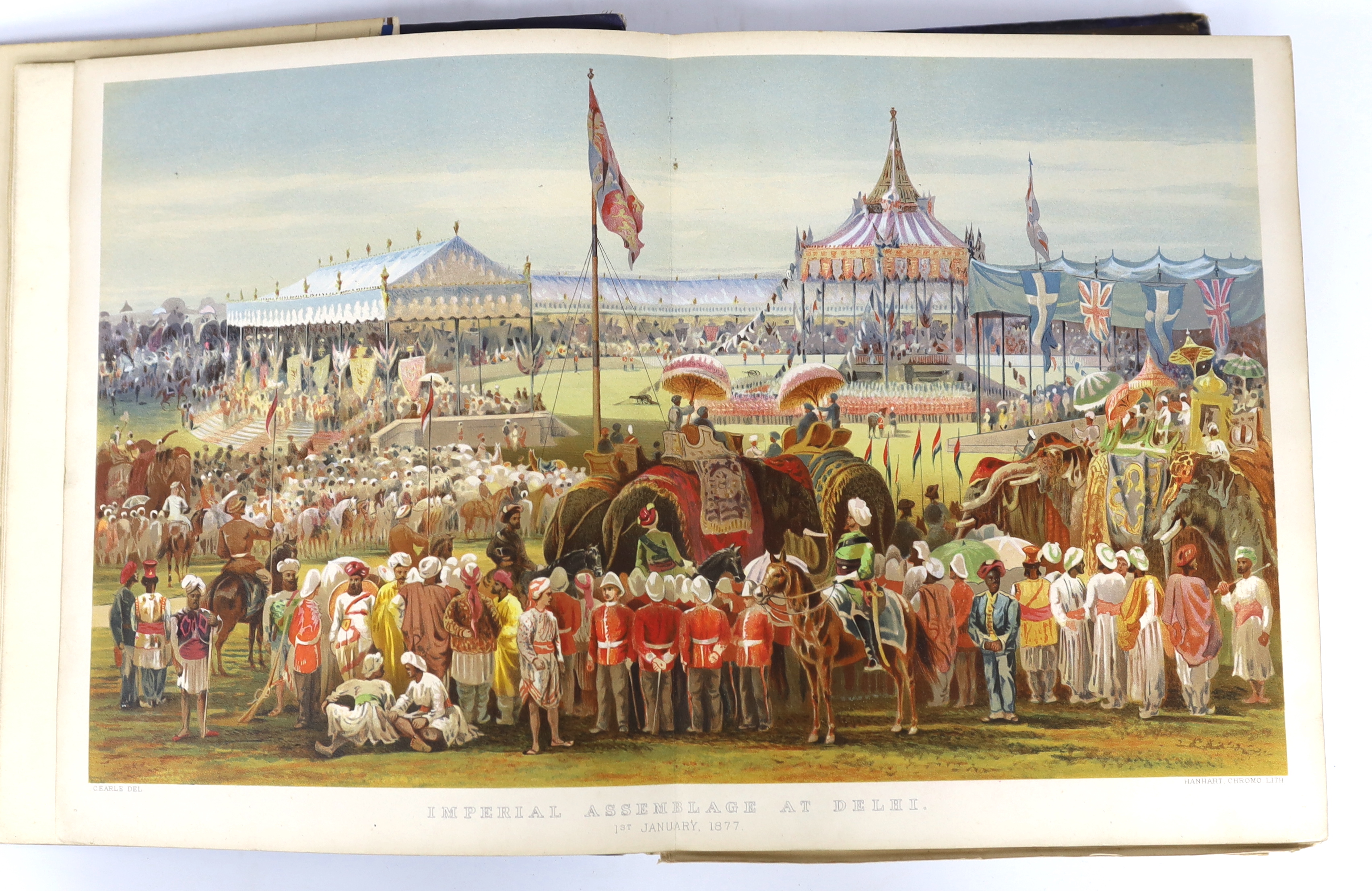 Wheeler, J. Talboys - The History of the Imperial Assemblage at Delhi, held on the 1st January, 1877, to celebrate the assumption of the title of Empress of India by Her Majesty the Queen. Including historical sketches o